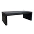 Black Jasper Waterfall Rectangular Coffee Table Solid Wood coffee table