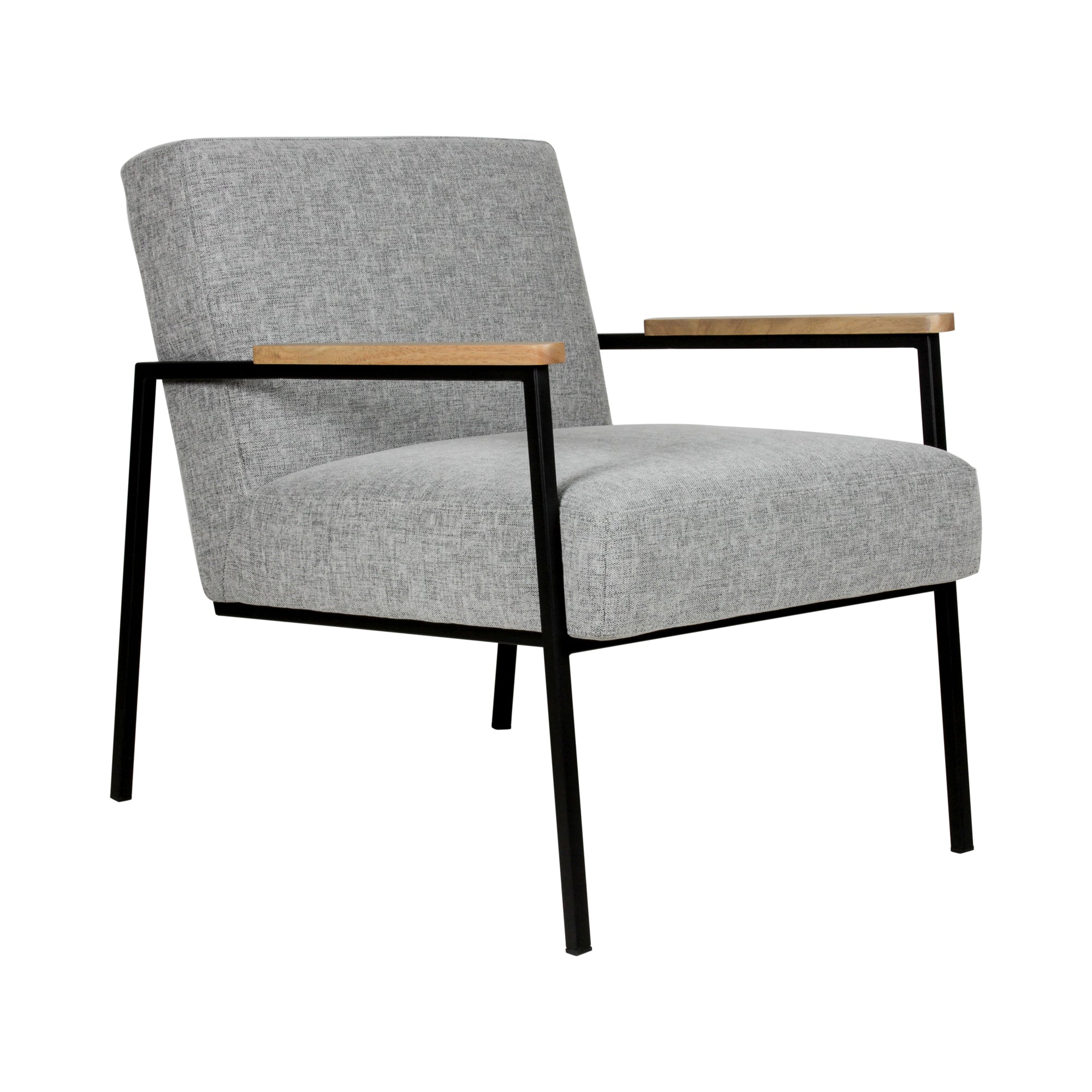 Jones Upholstered Chair with Iron Frame